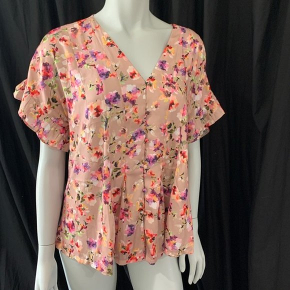 NWT Anthropologie Dolan Mitzi Pleated Blouse - Picture 3 of 3